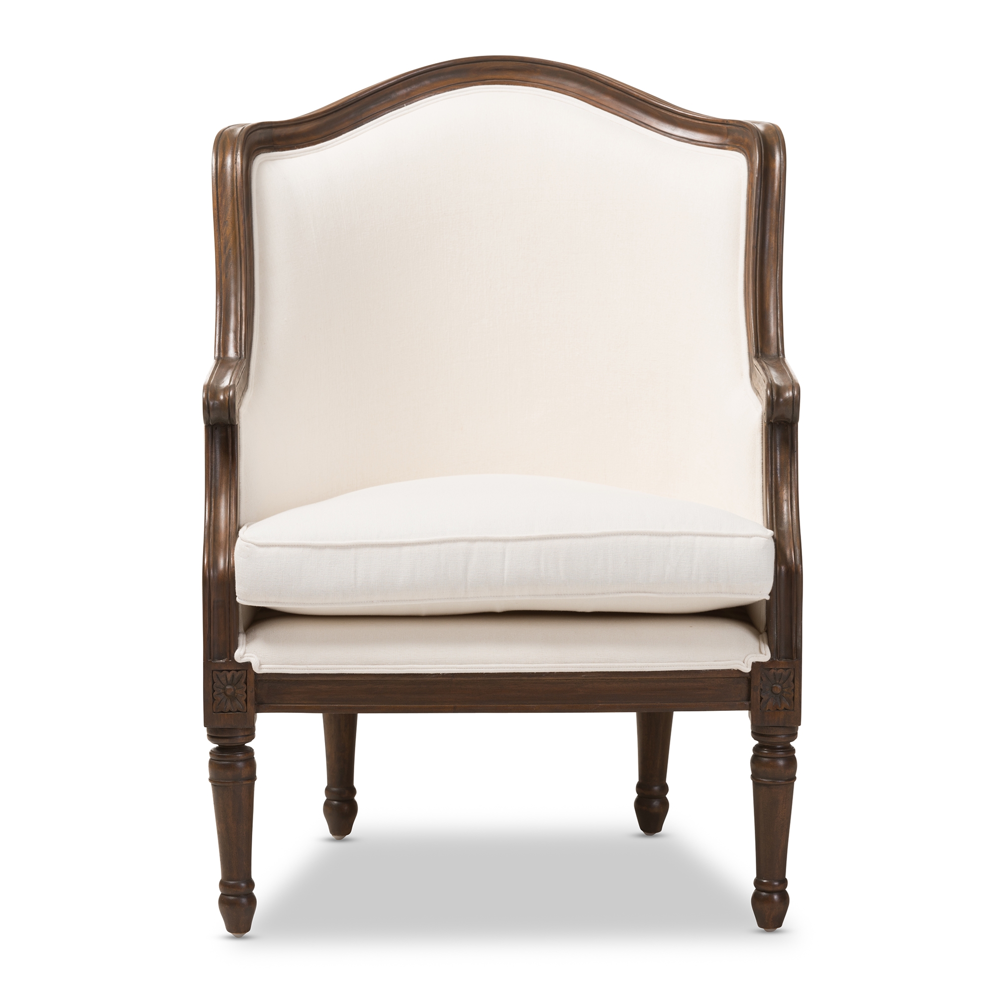 Baxton Studio Charlemagne Traditional French Accent Chair